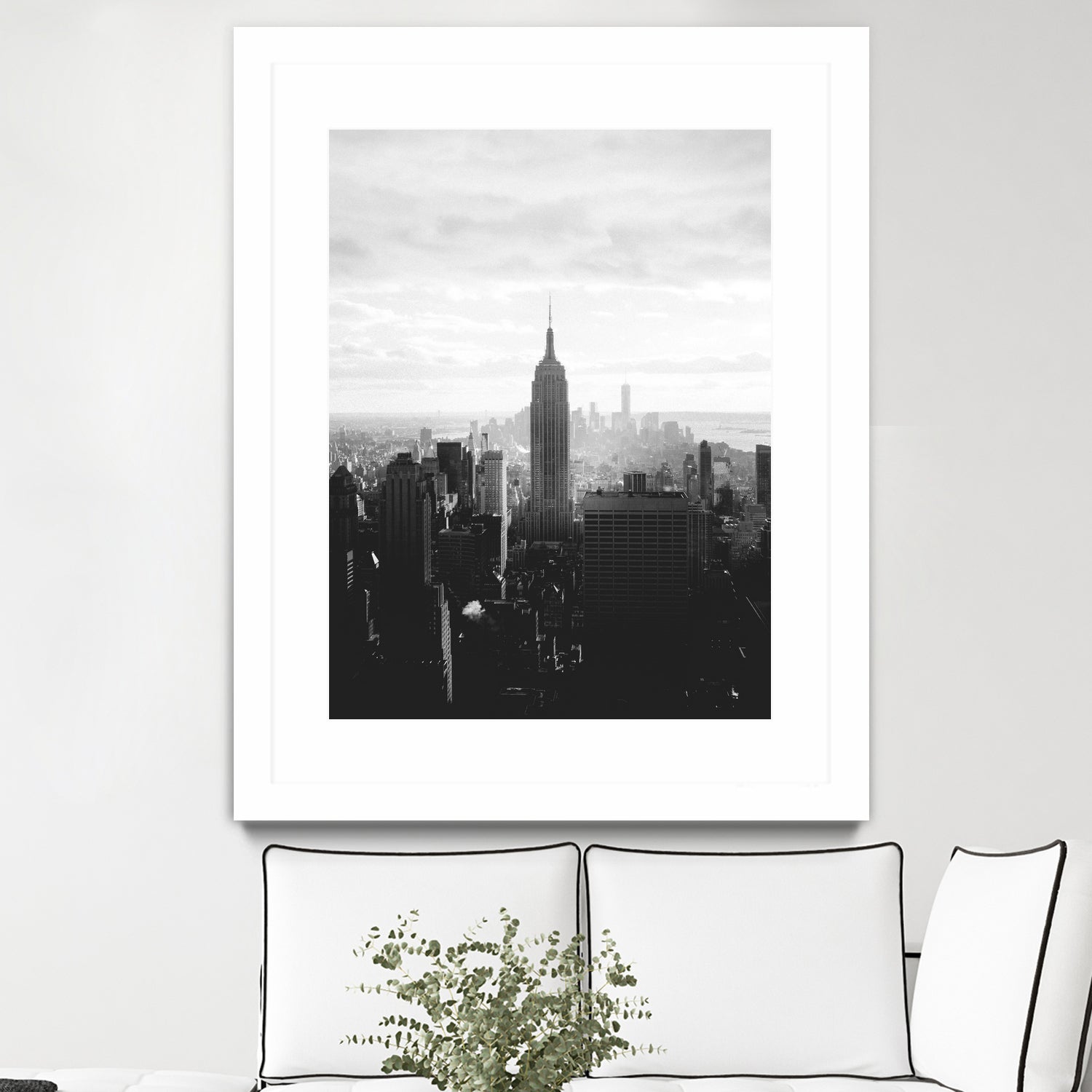 NYC-empire-state-01 by Nikita Abakumov on GIANT ART - gray photo manipulation