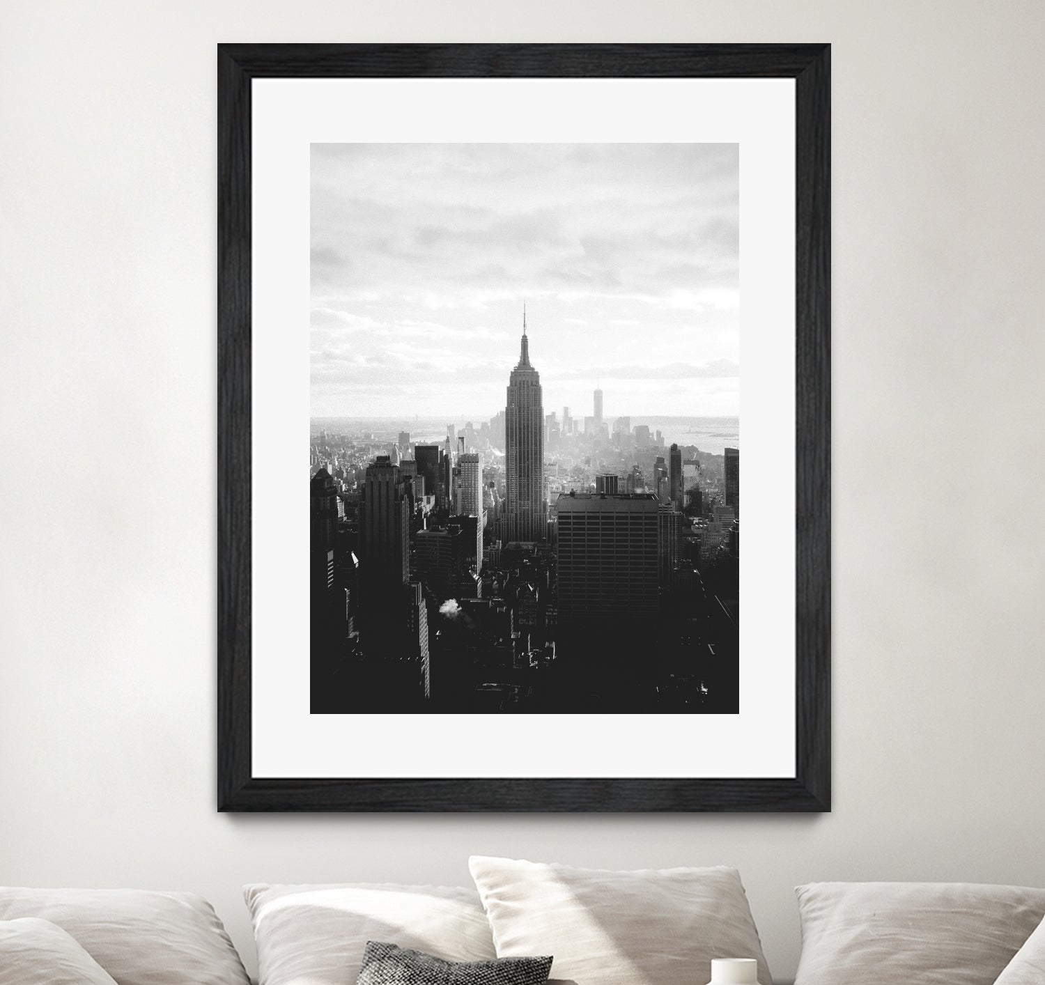 NYC-empire-state-01 by Nikita Abakumov on GIANT ART - gray photo manipulation