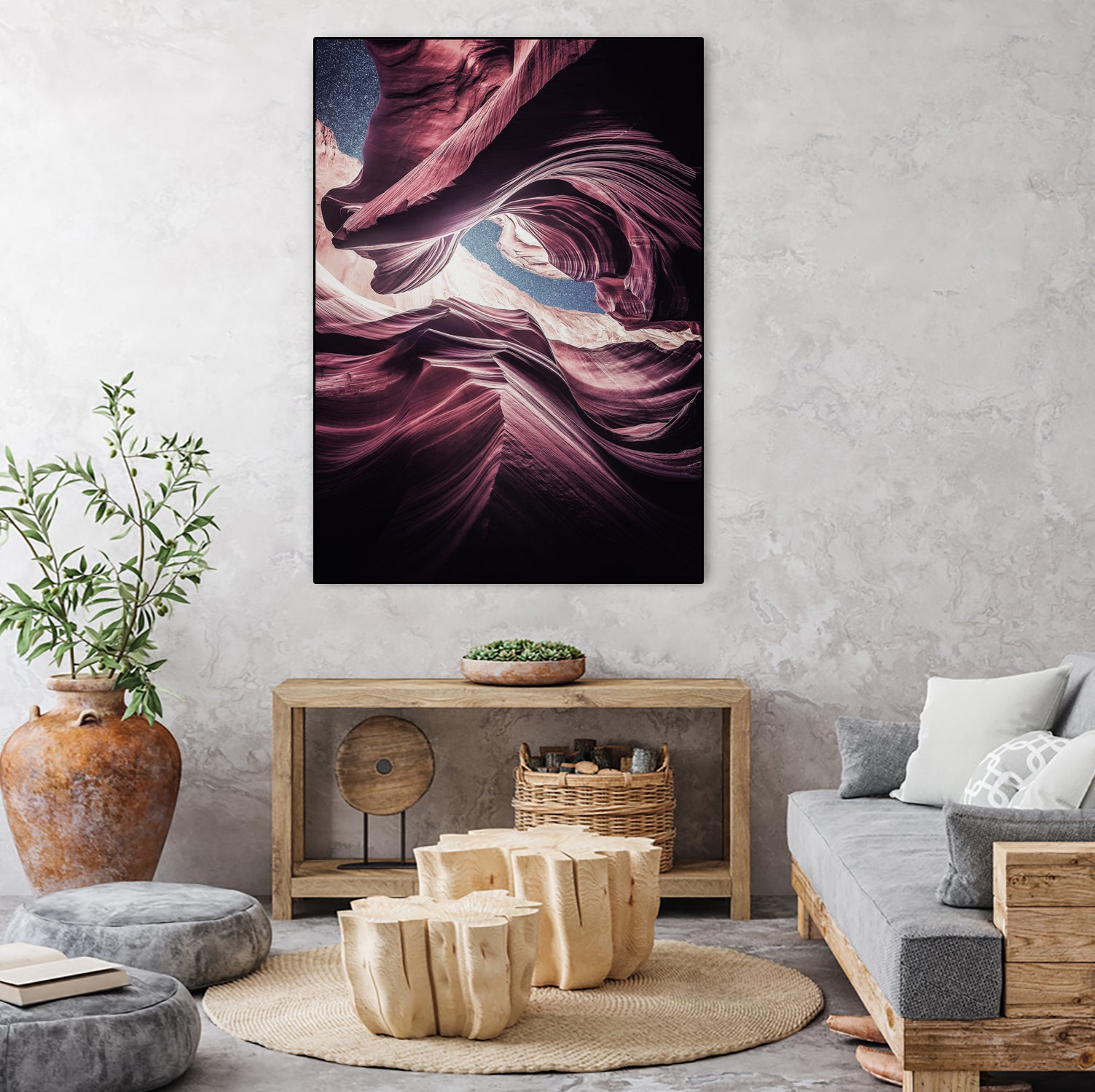 nature-23 by Nikita Abakumov on GIANT ART - fuchsia mixed media