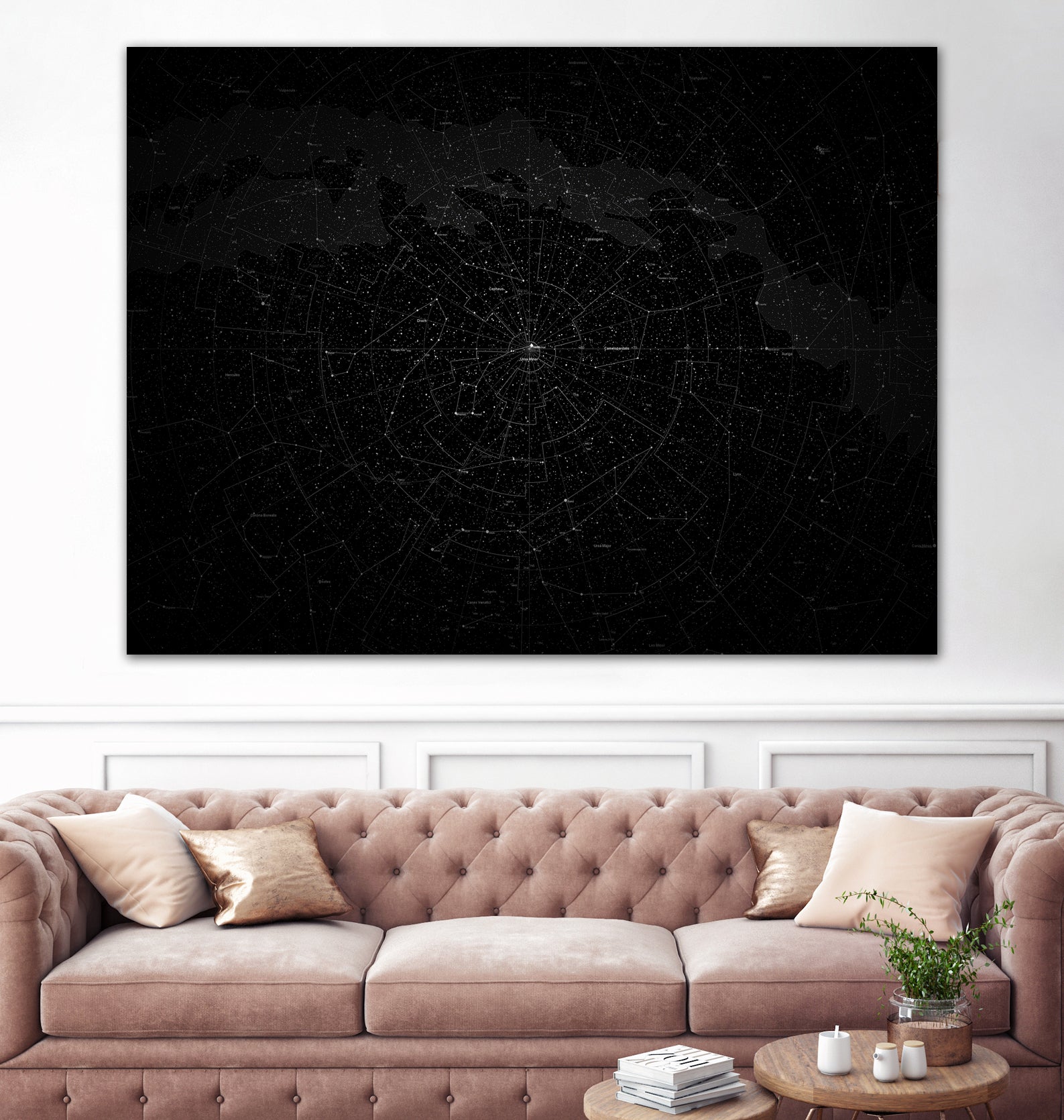 Galaxy Map by Nikita Abakumov on GIANT ART - black mixed media