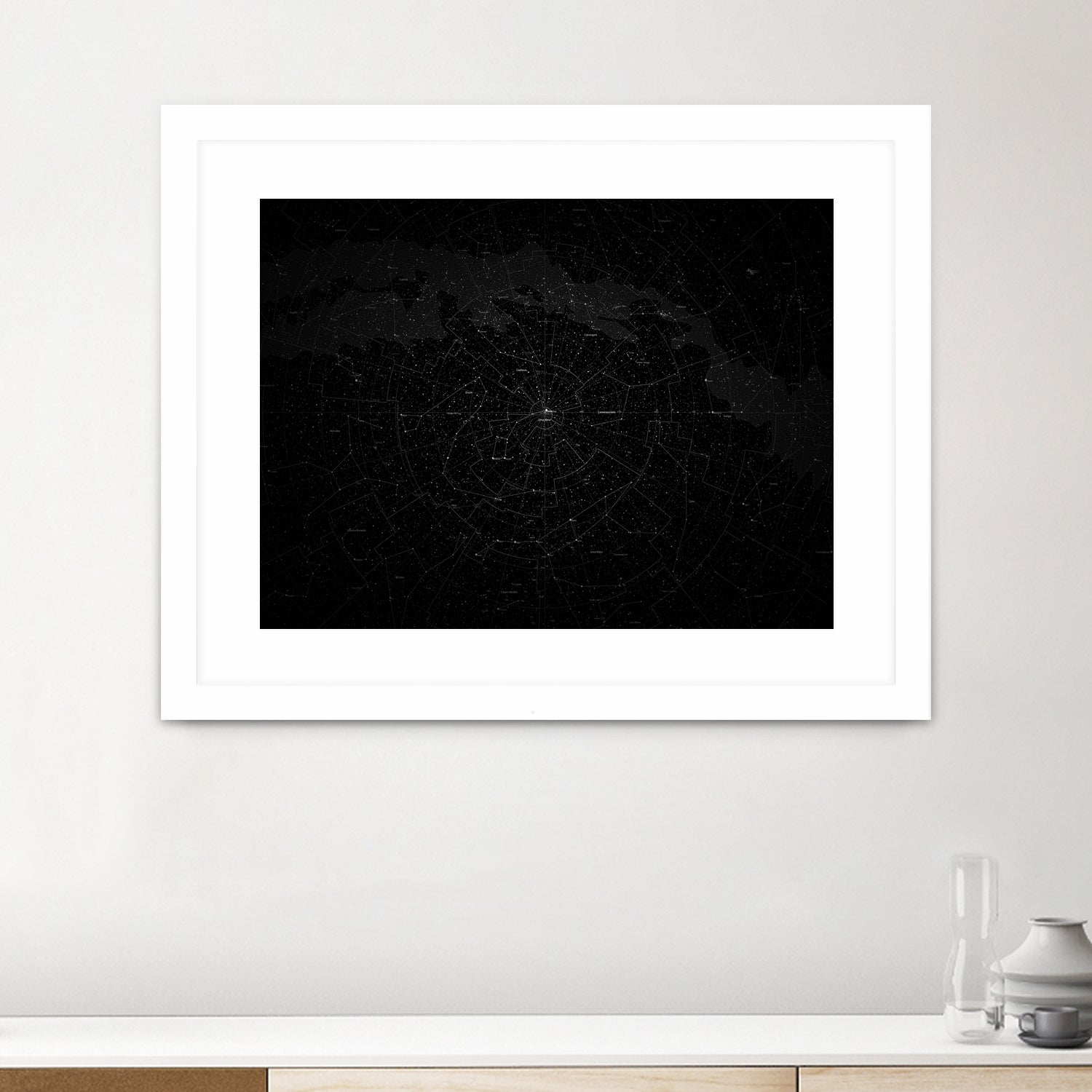 Galaxy Map by Nikita Abakumov on GIANT ART - black mixed media