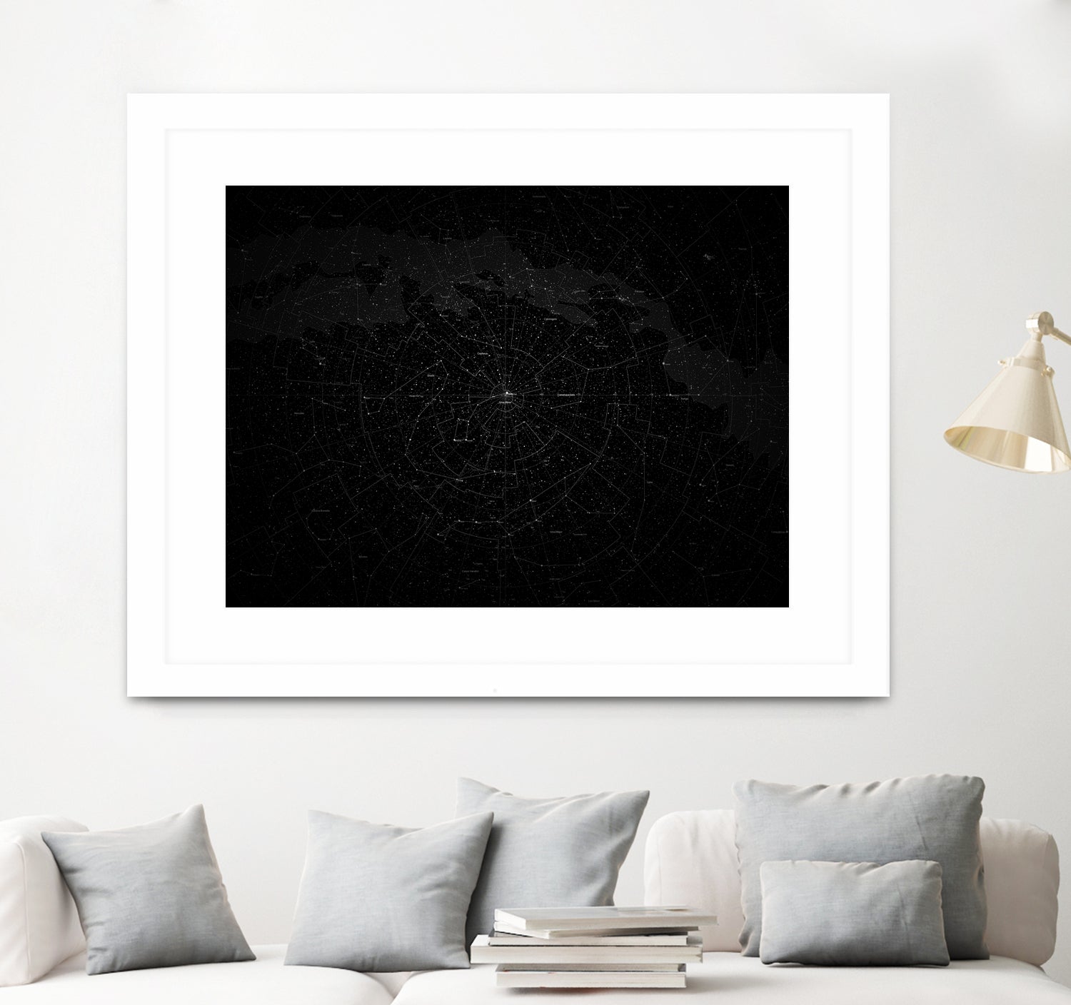 Galaxy Map by Nikita Abakumov on GIANT ART - black mixed media