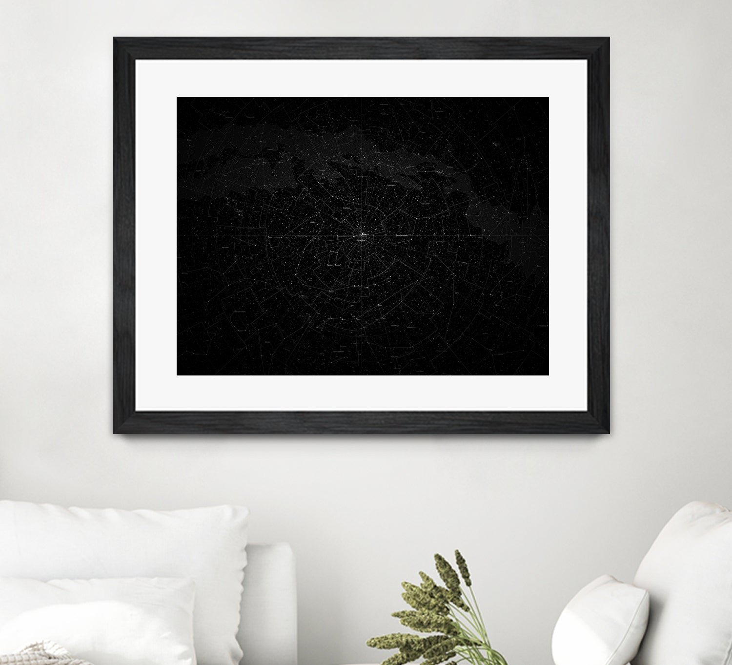 Galaxy Map by Nikita Abakumov on GIANT ART - black mixed media