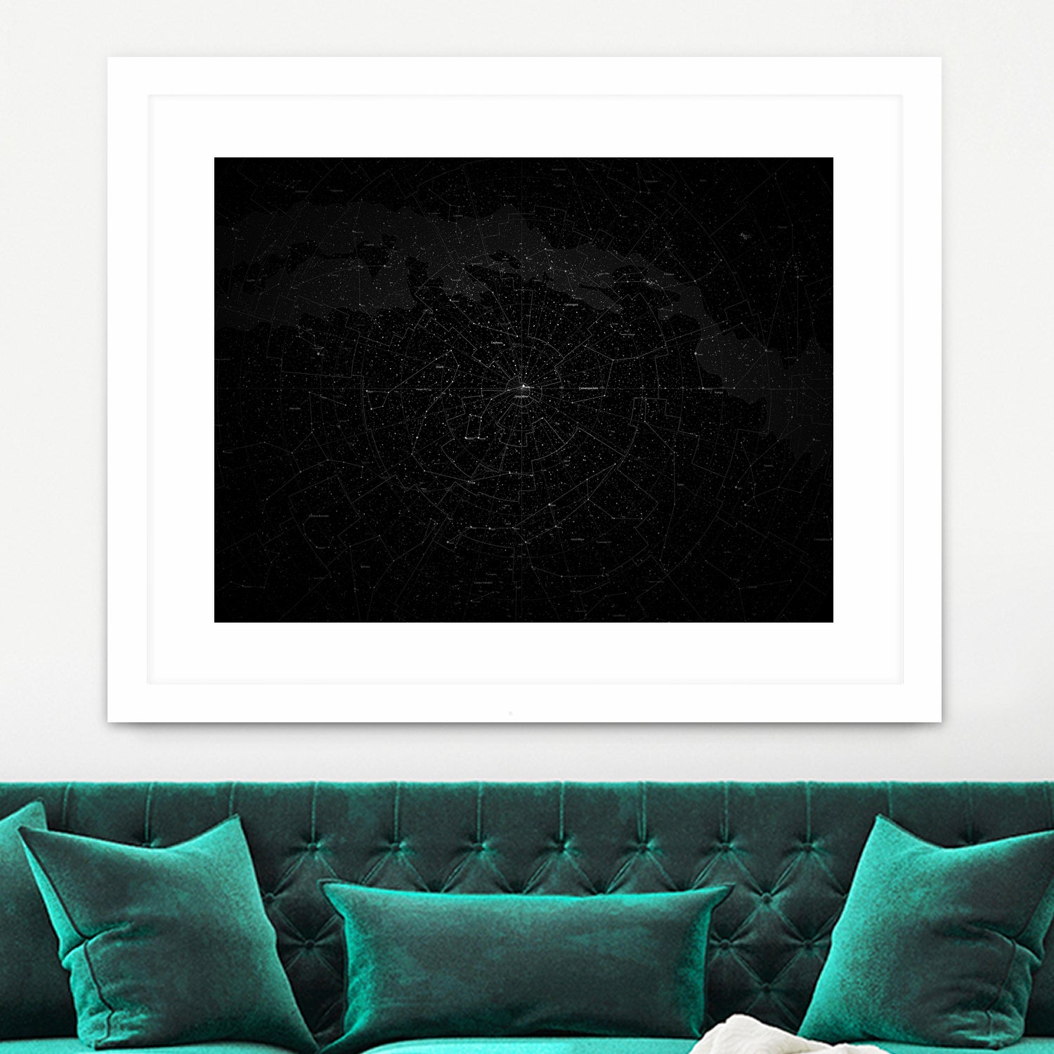 Galaxy Map by Nikita Abakumov on GIANT ART - black mixed media