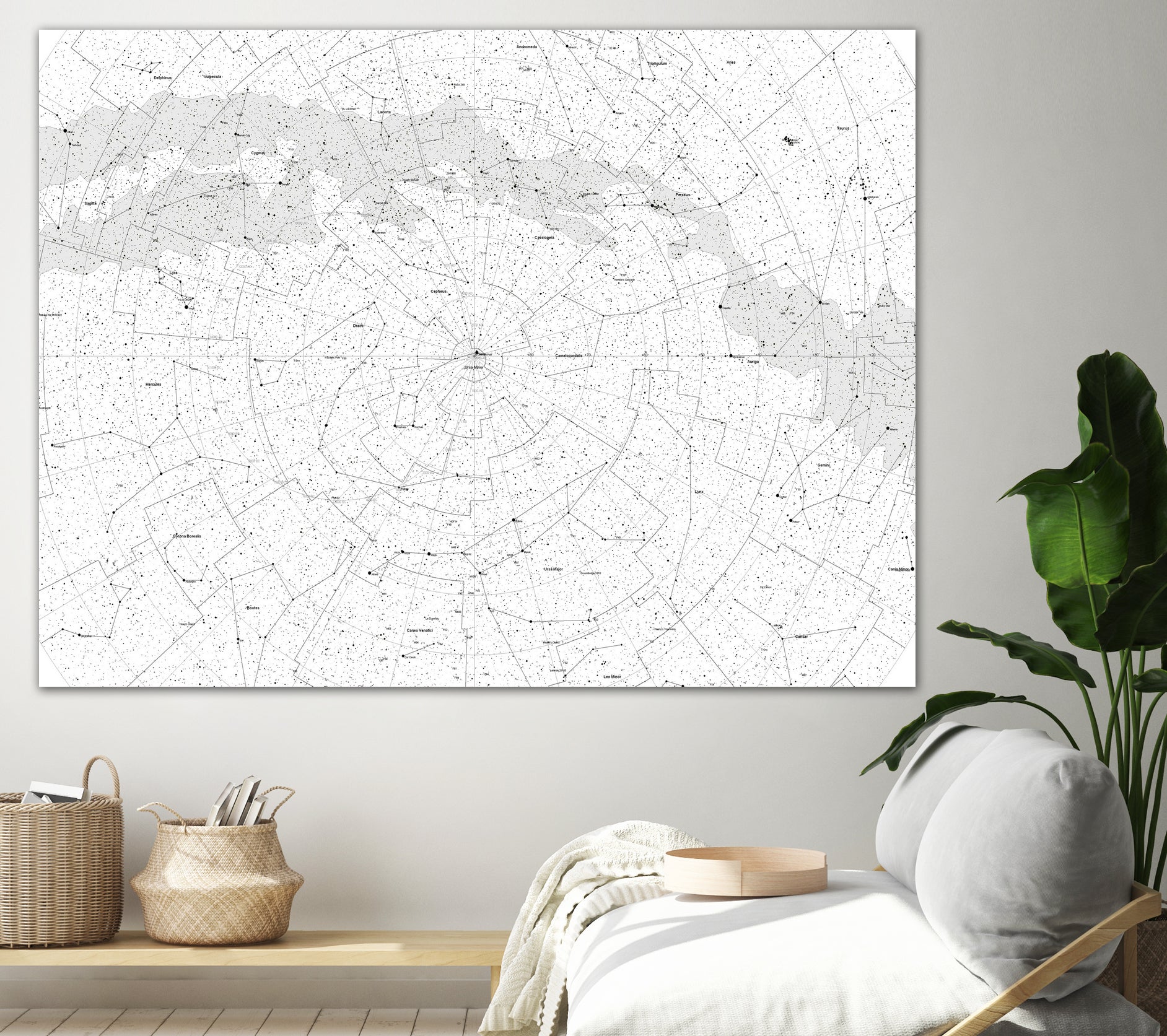 Galaxy Map by Nikita Abakumov on GIANT ART - white photo illustration