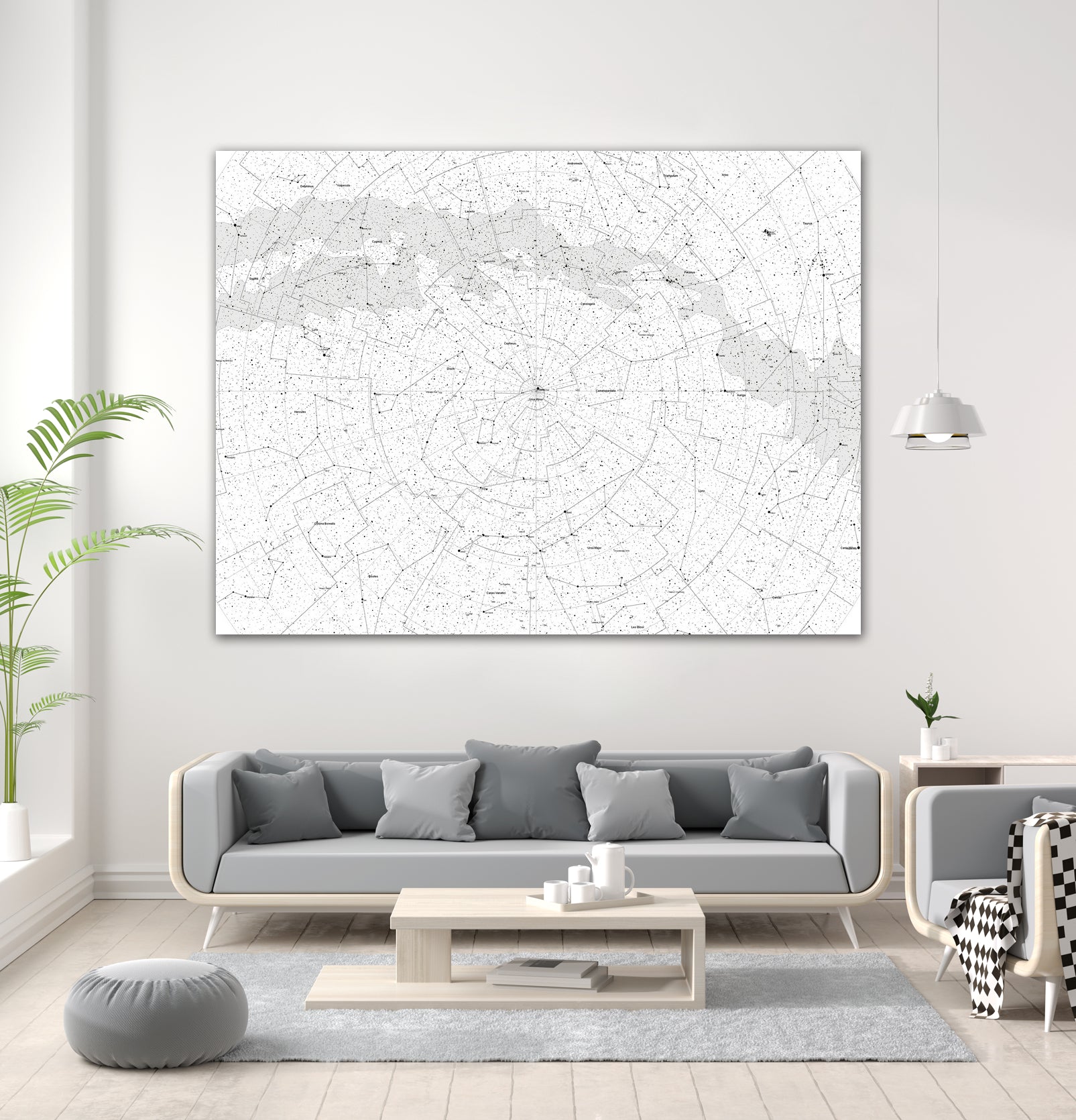 Galaxy Map by Nikita Abakumov on GIANT ART - white photo illustration