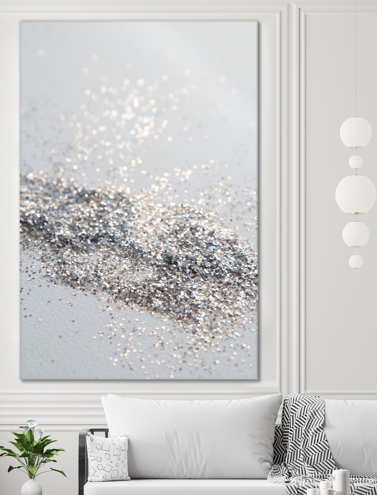 Silver Gray Glitter #2 #shiny #decor #art by Anita & Bella Jantz on GIANT ART - gray photo illustration