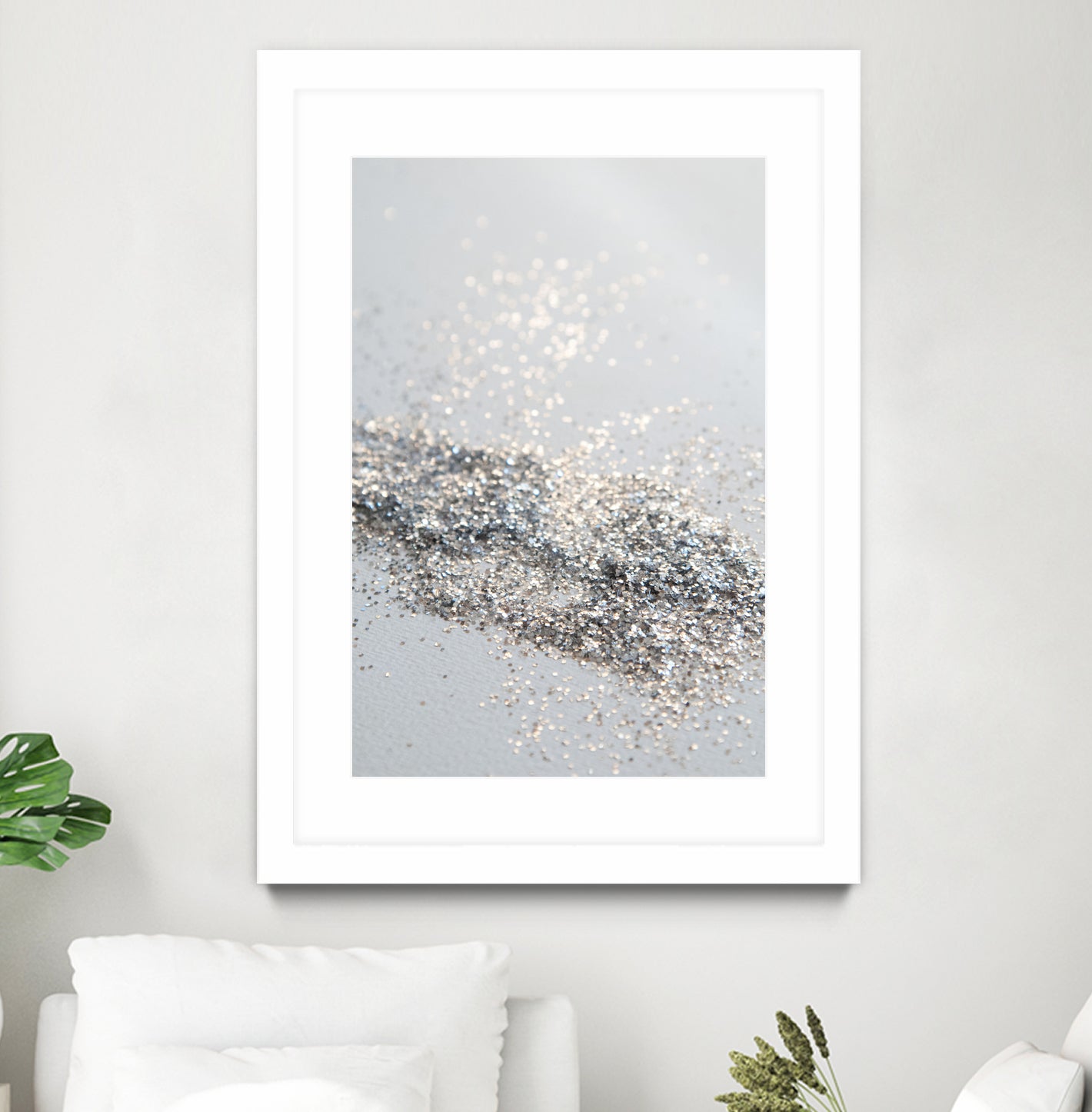 Silver Gray Glitter #2 #shiny #decor #art by Anita & Bella Jantz on GIANT ART - gray photo illustration