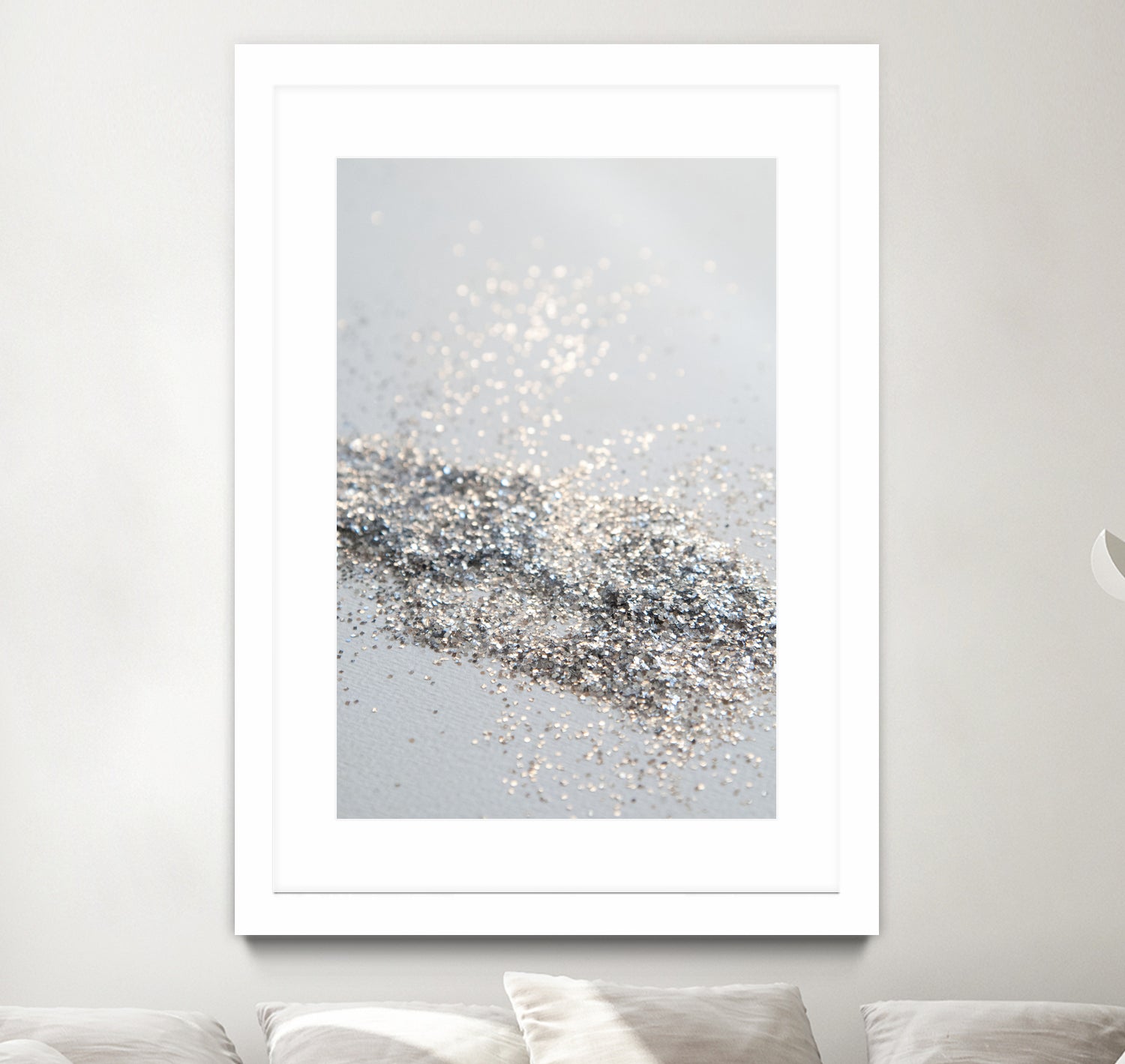 Silver Gray Glitter #2 #shiny #decor #art by Anita & Bella Jantz on GIANT ART - gray photo illustration