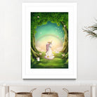 Unicorn Meditation by Ileana Mayer-Dobnig on GIANT ART - green photo illustration