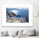 Santorini, Greece by I Bjork on GIANT ART - blue photo illustration