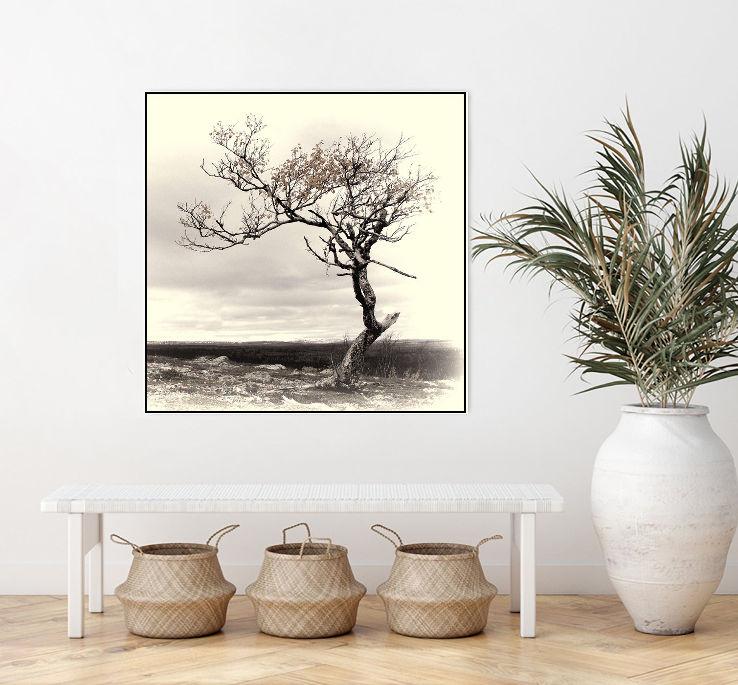 Lonely Tree by I Bjork on GIANT ART - gray photo illustration