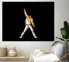 Freddy Mercury by Barbara Vigano on GIANT ART - yellow digital painting