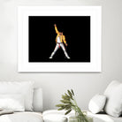 Freddy Mercury by Barbara Vigano on GIANT ART - yellow digital painting