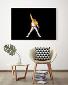 Freddy Mercury by Barbara Vigano on GIANT ART - yellow digital painting