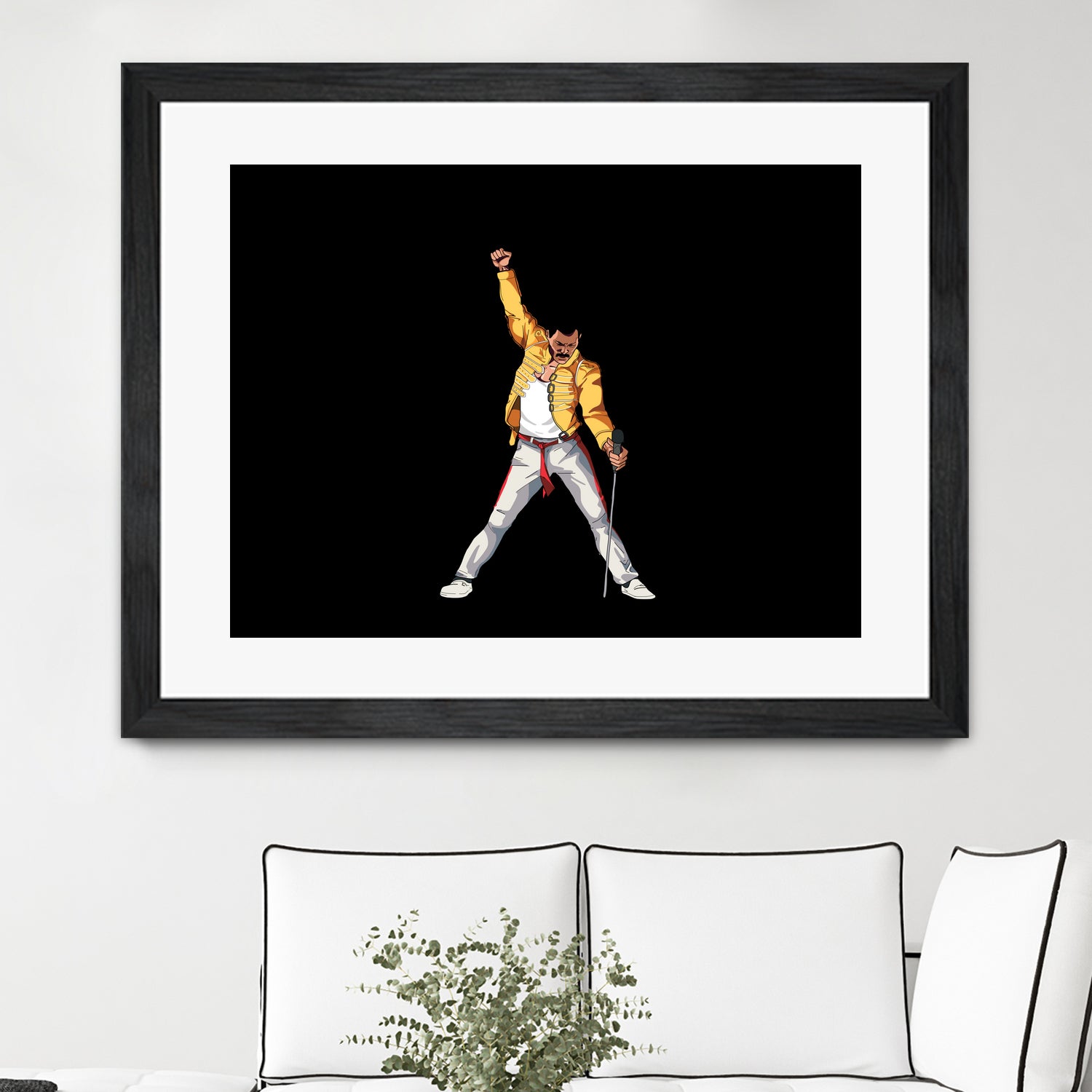 Freddy Mercury by Barbara Vigano on GIANT ART - yellow digital painting