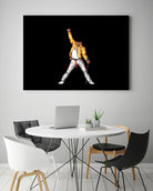 Freddy Mercury by Barbara Vigano on GIANT ART - yellow digital painting