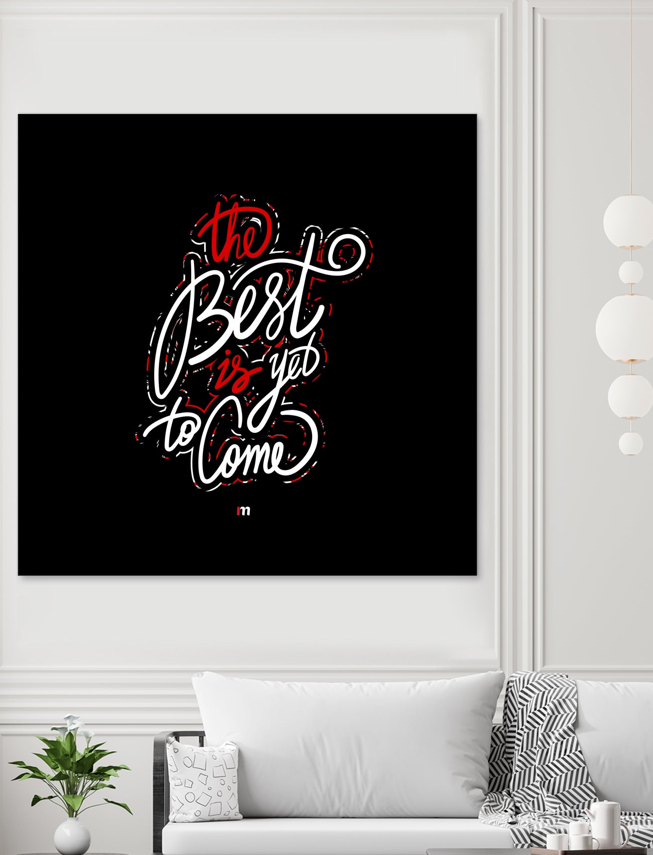 Best to Come by Mariana Angelova on GIANT ART - black typography