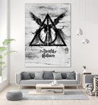 The Deathly Hallows by Nikita Abakumov on GIANT ART - gray digital painting