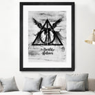 The Deathly Hallows by Nikita Abakumov on GIANT ART - gray digital painting