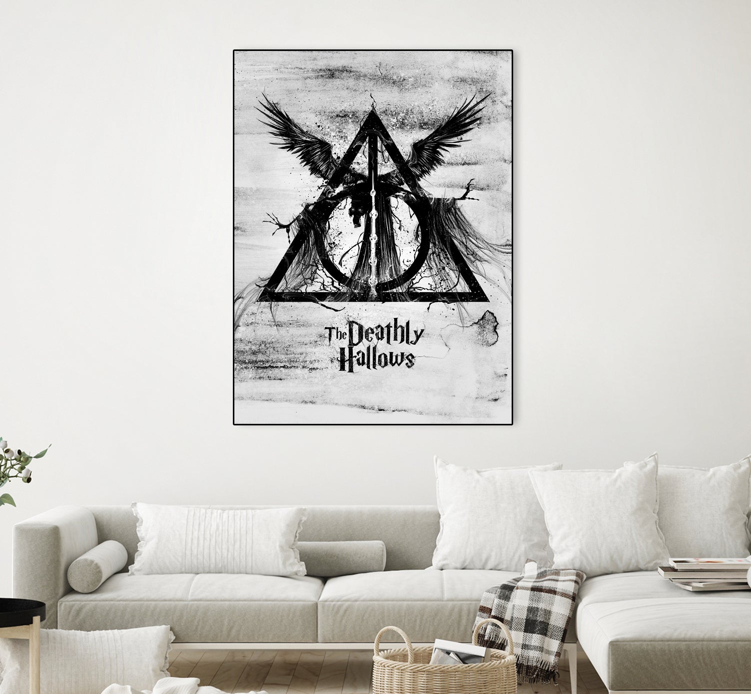 The Deathly Hallows by Nikita Abakumov on GIANT ART - gray digital painting