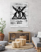 The Deathly Hallows by Nikita Abakumov on GIANT ART - gray digital painting