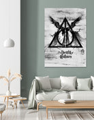 The Deathly Hallows by Nikita Abakumov on GIANT ART - gray digital painting