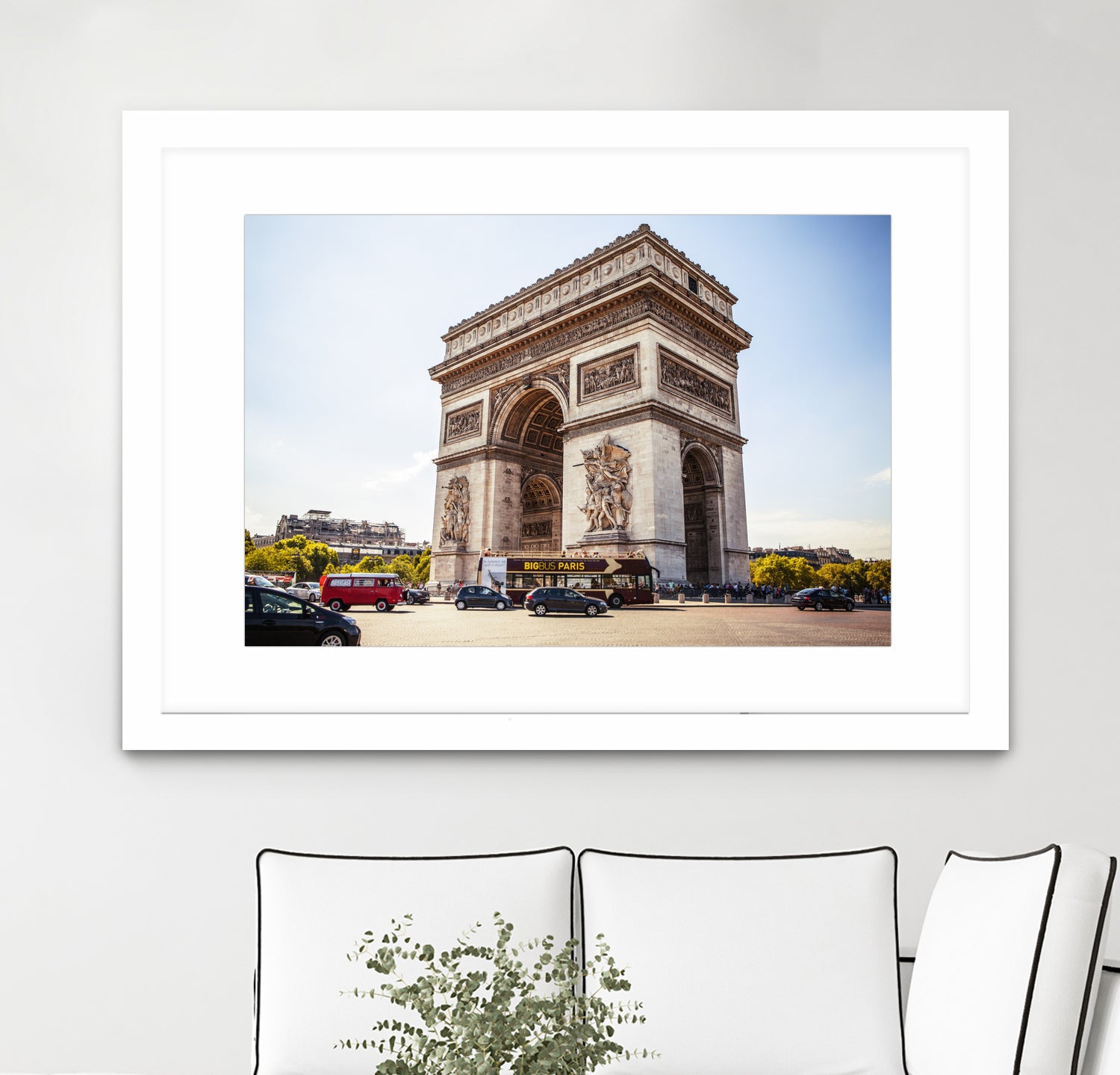 Arc de Triumph. by Art Kireev on GIANT ART - blue digital drawing