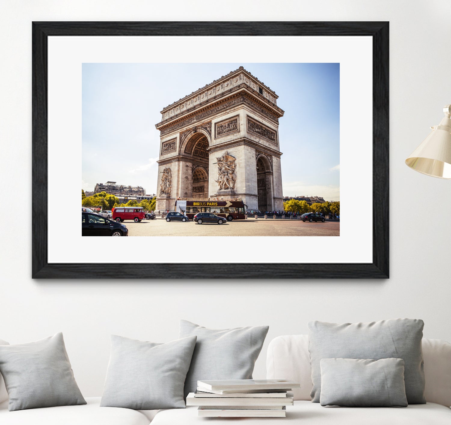 Arc de Triumph. by Art Kireev on GIANT ART - blue digital drawing