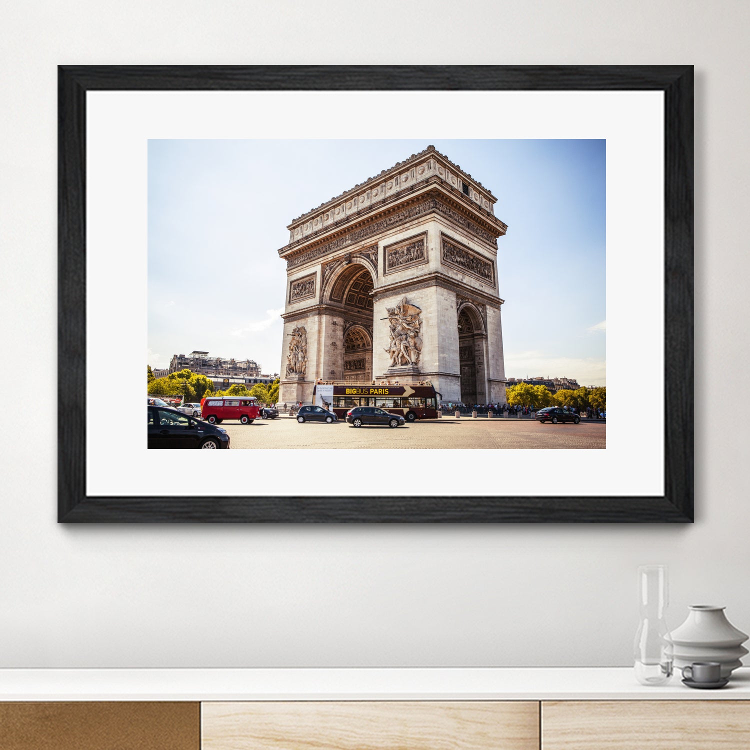 Arc de Triumph. by Art Kireev on GIANT ART - blue digital drawing