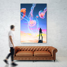 Jelly Clouds Assemblage by Aesthetic Vaporwave on GIANT ART - blue photo illustration