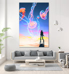 Jelly Clouds Assemblage by Aesthetic Vaporwave on GIANT ART - blue photo illustration