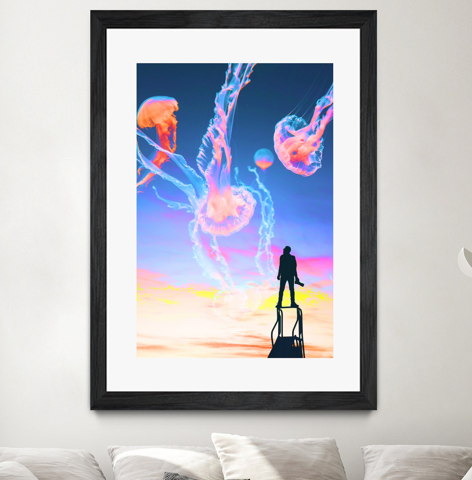 Jelly Clouds Assemblage by Aesthetic Vaporwave on GIANT ART - blue photo illustration