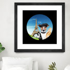 See Paris by Karine Osipyan on GIANT ART - blue photo illustration