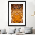 Louvre indoor. by Art Kireev on GIANT ART - yellow digital drawing