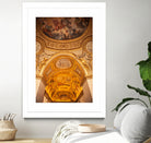 Louvre indoor. by Art Kireev on GIANT ART - yellow digital drawing