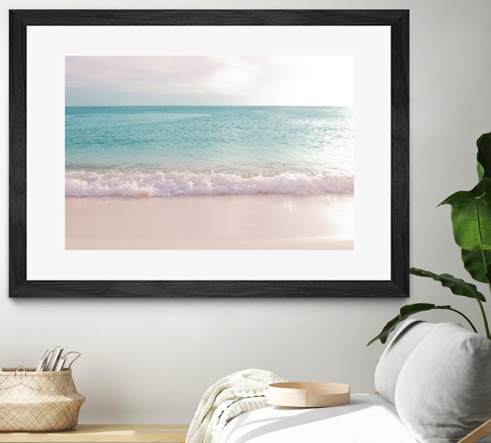 Soft Pastel Ocean Waves 1 - Art Print by Anitas Bellas Art | GIANT ART