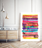 Vainica- Knitted watercolor by Laura Muñoz Estellés on GIANT ART - red digital painting