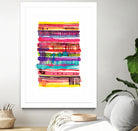 Vainica- Knitted watercolor by Laura Muñoz Estellés on GIANT ART - red digital painting