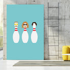 Bowling Dudes by Viktor Hertz on GIANT ART - white vector illustration