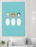 Bowling Dudes by Viktor Hertz on GIANT ART - white vector illustration