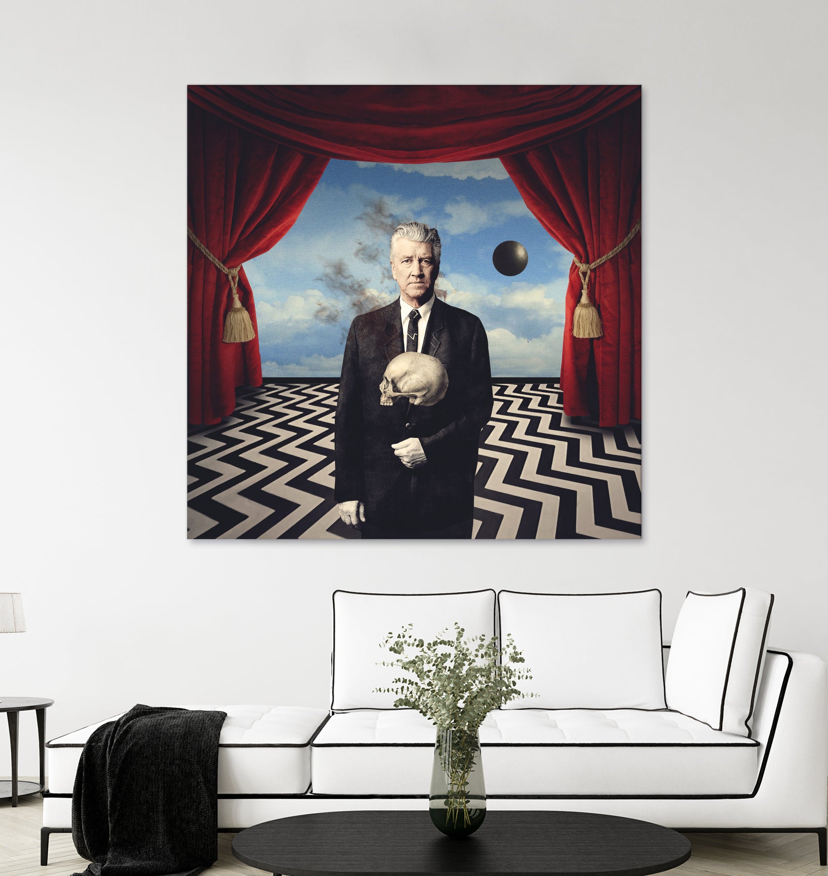 Lynch Vs Magritte by giuseppe conti on GIANT ART - black digital painting