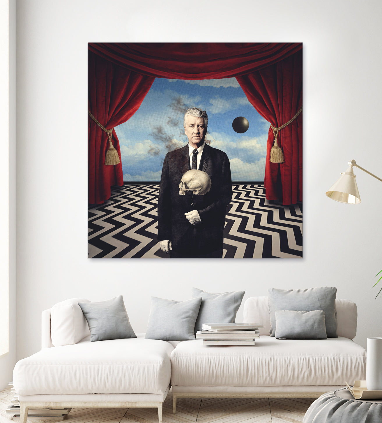 Lynch Vs Magritte by giuseppe conti on GIANT ART - black digital painting