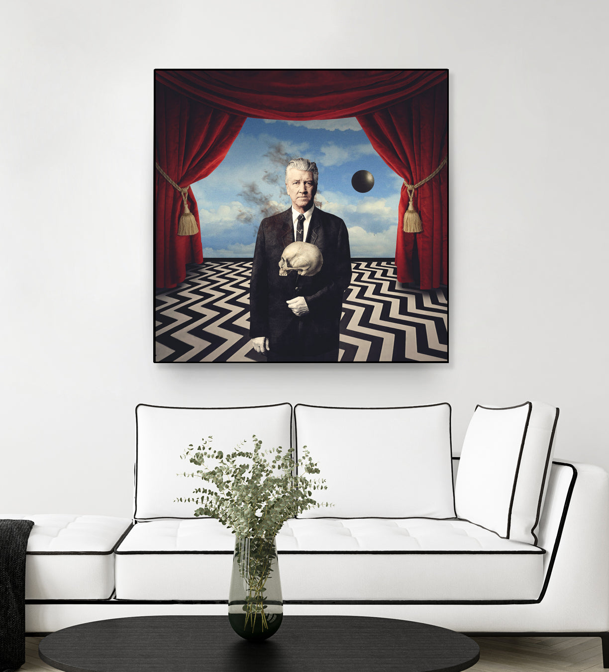 Lynch Vs Magritte by giuseppe conti on GIANT ART - black digital painting