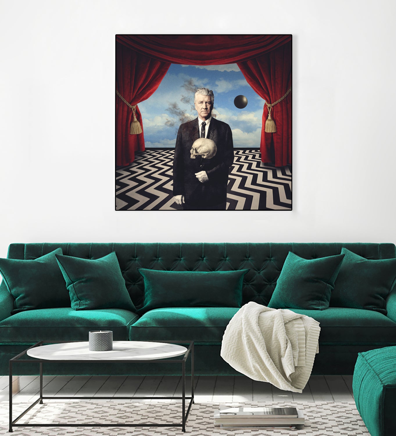 Lynch Vs Magritte by giuseppe conti on GIANT ART - black digital painting