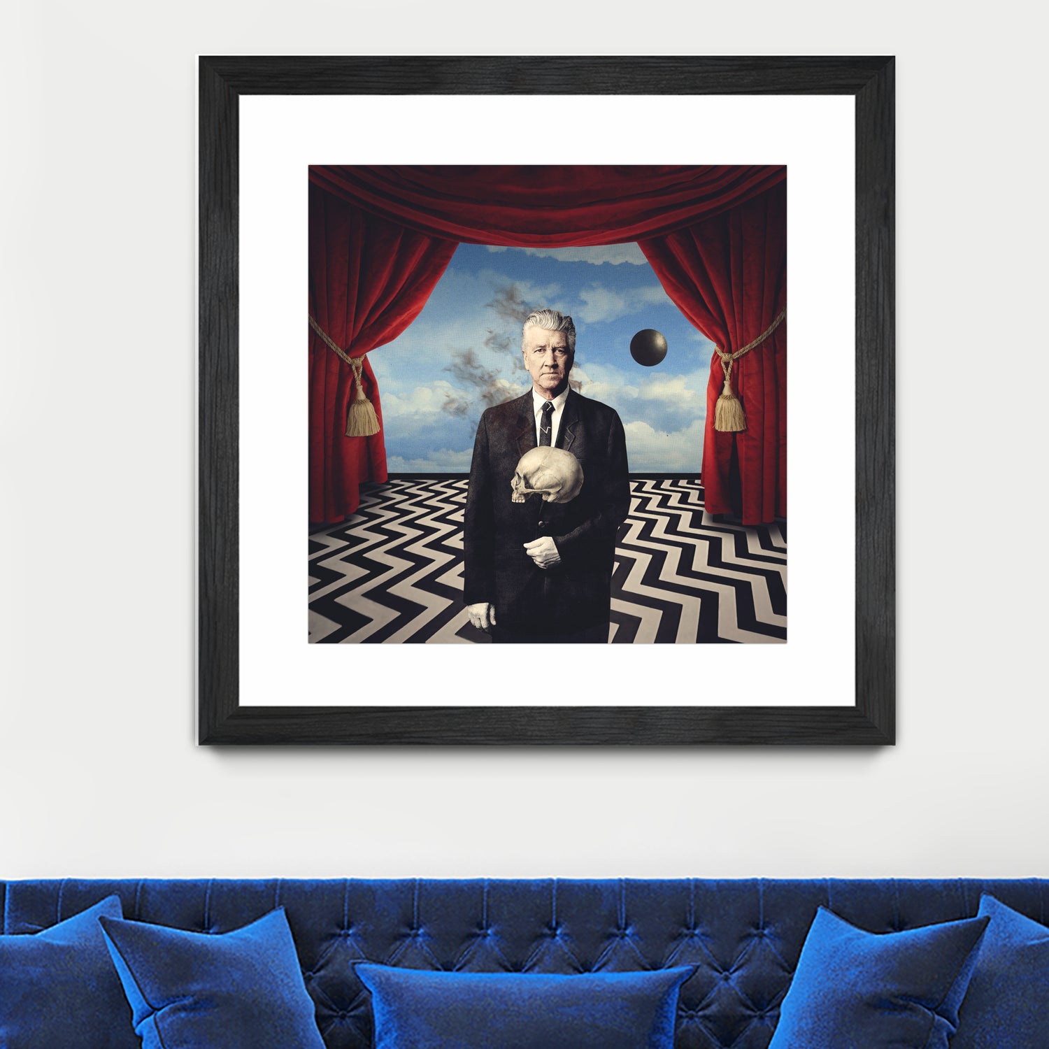 Lynch Vs Magritte by giuseppe conti on GIANT ART - black digital painting