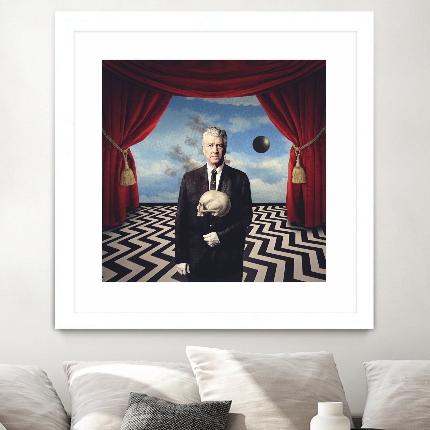 Lynch Vs Magritte by giuseppe conti on GIANT ART - black digital painting