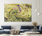 Abstract Marble Painting by Amir Faysal on GIANT ART - yellow digital painting