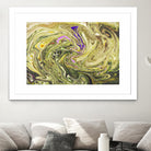 Abstract Marble Painting by Amir Faysal on GIANT ART - yellow digital painting