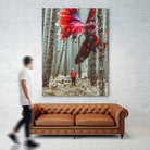 Forest Betta by GEN Z by Rigaud Mickaël on GIANT ART - red photo illustration